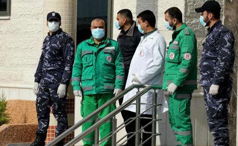 رجال أمن وعناصر من الطواقم الطبية في غزة - ارشيفية