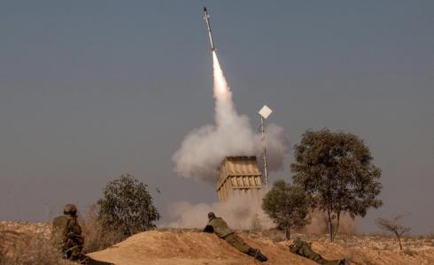 القبة الحديدية تعترض صاروخا من اطلق من غزة