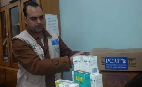 مؤسسة إغاثة أطفال فلسطين تتبرع لمستشفى الرنتيسى بأدوية مرضى التليف الكيسي