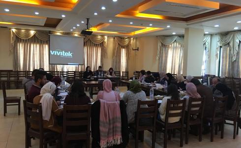 ورشة عمل في نابلس ضمن مشروع تعاوني 