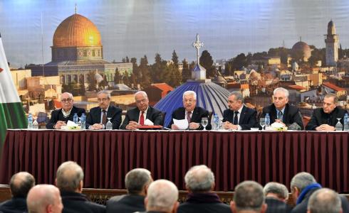 اجتماع القيادة الفلسطينية في رام الله