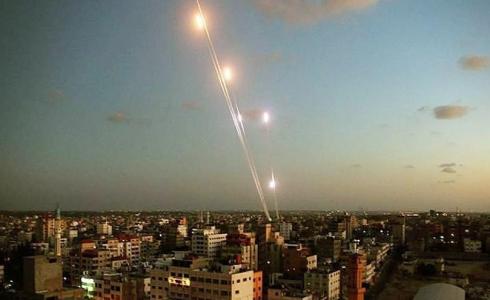 إطلاق قذائف صاروخية من غزة على جنوب اسرائيل