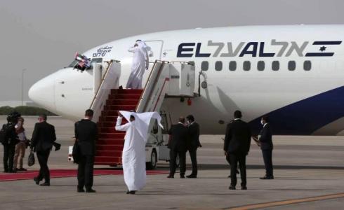 وصول الطائرة الإسرائيلية إلى أبو ظبي