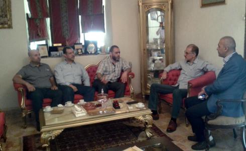 د رياض أبو العينين على رأس وفد لتهنئة النائب العبد الله