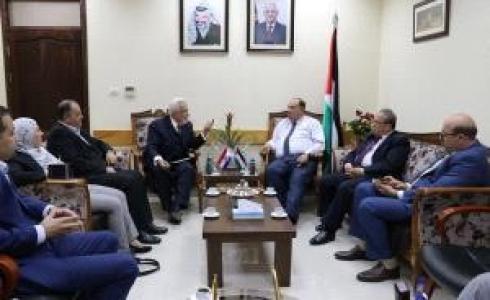 اجتماع ابو مويس مع السفير الكرواتي