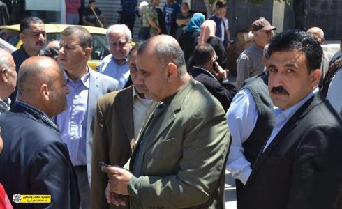 وقفة تضامنية على أنقاض مركز الحوراني