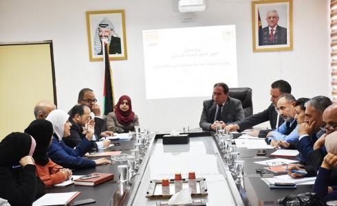 محافظ سلفيت يلتقي وفدا من الجهاز المركزي للإحصاء الفلسطيني