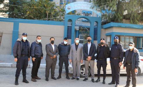 جامعة فلسطين تواصل زيارتها لمراكز الشرطة في  القطاع 