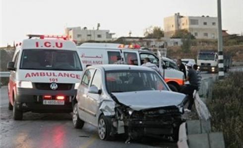 حادث سير في الضفة الغربية -ارشيف-