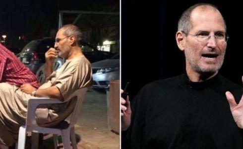 ستيف جوبز وشبيهه المصري