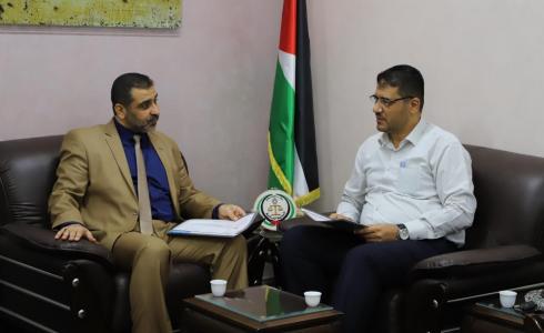 لقاء بين وزارة الصحة والنيابة العامة بغزة