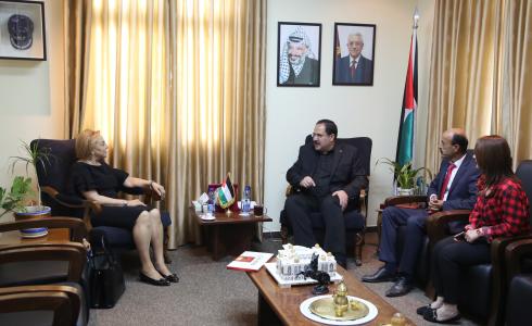 صيدم يستقبل سفيرة فلسطين الجديدة لدى النرويج