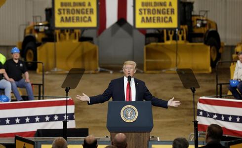  الرئيس الأمريكي دونالد ترامب