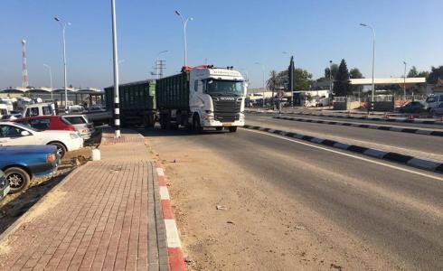 إحدى الشاحنات الإسرائيلية - أرشيفية 