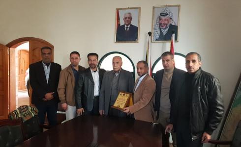 زيارة وفد من حركة فتح محافظة الوسطى