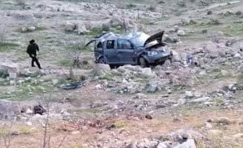 انقلاب سيارة في بيت لحم