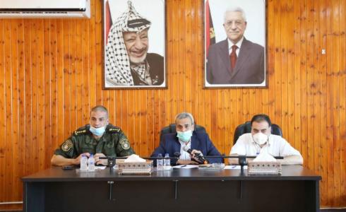 اجتماع موسع للجنة الطوارئ يناقش عدداً من القضايا في قلقيلية