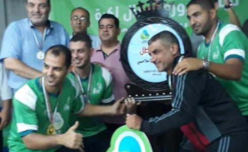 فريق المجمع الإسلامي بطل دوري كرة الطاولة