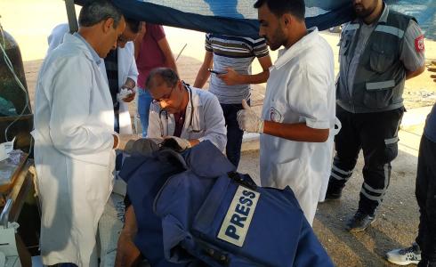إصابة صحفي برصاص الاحتلال شرق غزة - أرشيفية