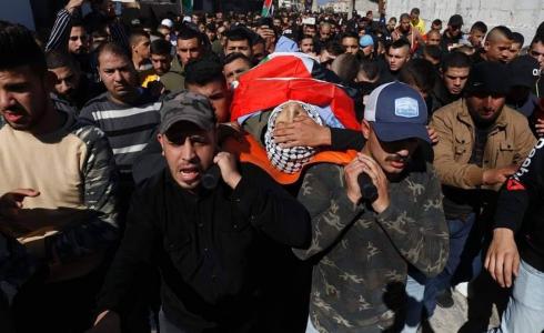 تشييع شهيد فلسطيني - ارشيف