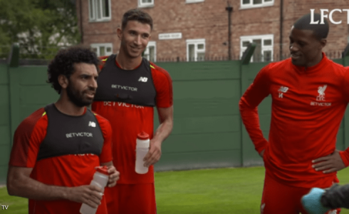 المصري محمد صلاح فور عودته لتدريبات ليفربول