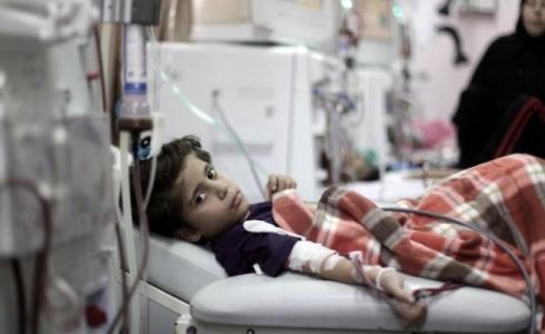 طفلة في احدى مستشفيات غزة - تعبيرية