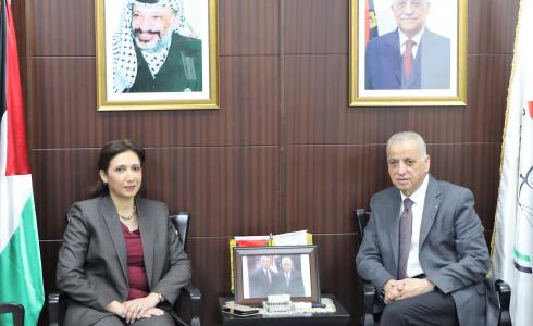 رئيس مجلس القضاء الأعلى يستقبل رئيس الجهاز المركزي للإحصاء الفلسطيني