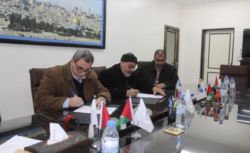 بلدية جباليا النزلة توقع مذكرة تفاهم لإنشاء 3 آبار جديدة