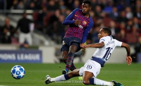 مباراة برشلونة وتوتنهام بدوري الابطال