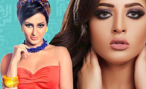 الفنانة منى فاروق وشيماء الحاج