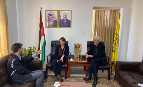 المحيسن يلتقي مدير عمليات "أونروا" في رام الله