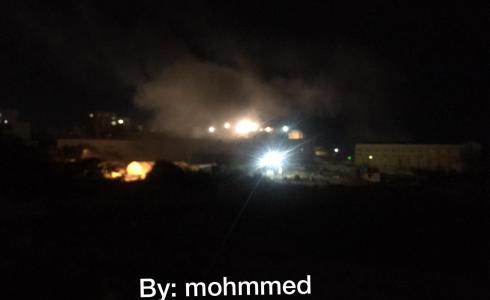 قصف موقع السفينة شمال غرب غزة اليوم