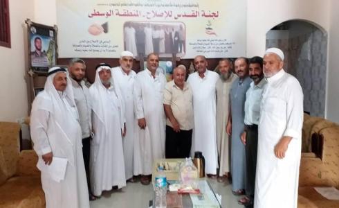 إصلاح الجهاد ترعى صلح عشائري بين عمومة آل اللوح بالنصيرات