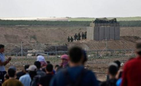 فلسطينيون يخترقون الحدود مع اسرائيل جنوب غزة