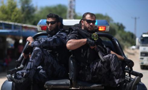 أفراد من أجهزة أمن غزة - توضيحية