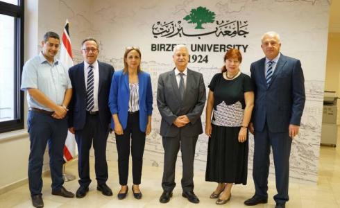 لقاء بين رئاسة جامعة بيرزيت وسفارة روسيا الاتحادية