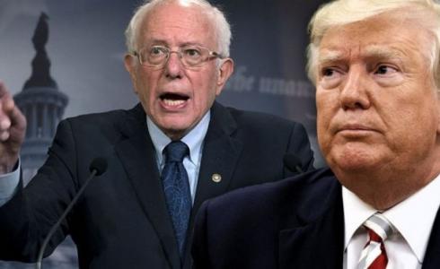 بيرني ساندرز ودونالد ترامب -أرشيف-