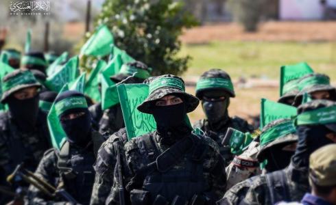 عناصر كتائب القسام الجناح العسكري لحركة حماس