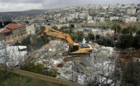 قوات الاحتلال تقوم بالهدم - ارشيف