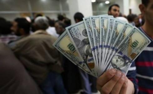  100 دولار المنحة القطرية الدفعة الثالثة في غزة