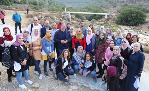مسار بيئي خاص بالمهندسات في محمية وادي قانا