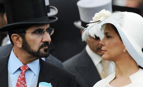 الأميرة هيا بنت حسين وطليقها حاكم دبي محمد بن راشد آل مكتوم