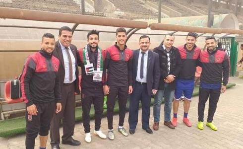 هنية يزور النادي الأهلي المصري برفقة وفد إعلامي