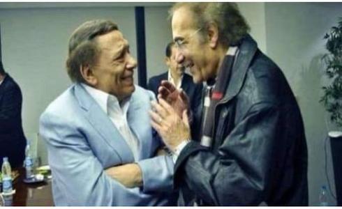 الفنان محمود ياسين والفنان عادل أمام