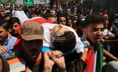 غزة تشيع جثامين 4 شهداء