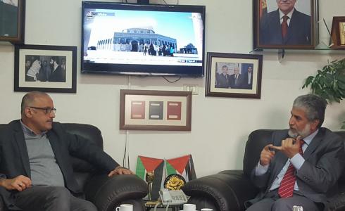 وكيل وزارة الإعلام محمود خليفة ومدير عام الادارة العامة للإعلام في ديوان الرئاسة د.غسان نمر