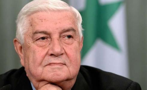 وليد المعلم - وزير الخارجية السوري