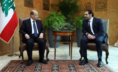 سعد الحريري و الرئيس اللبناني ميشال عون