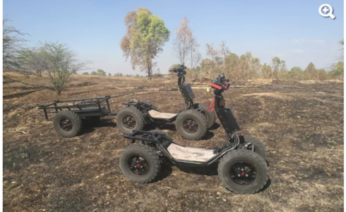 جيش الاحتلال يستخدم مركبات كهربائية على حدود غزة 