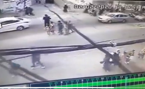  سند طلال أبو حسون شرطي مرور ينقذ طفلا في رفح